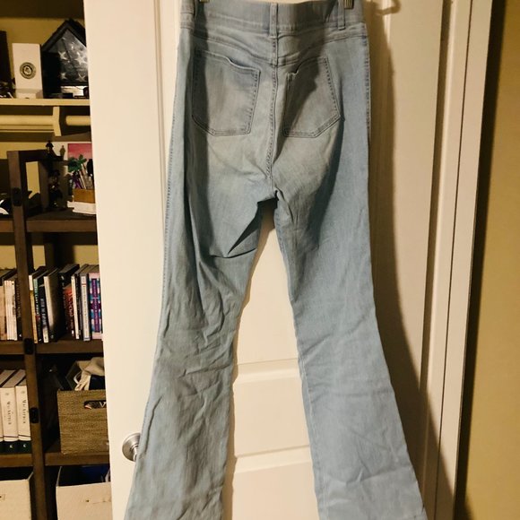 Spanx Flare Jeans, Light Wash - Picture 5 of 6